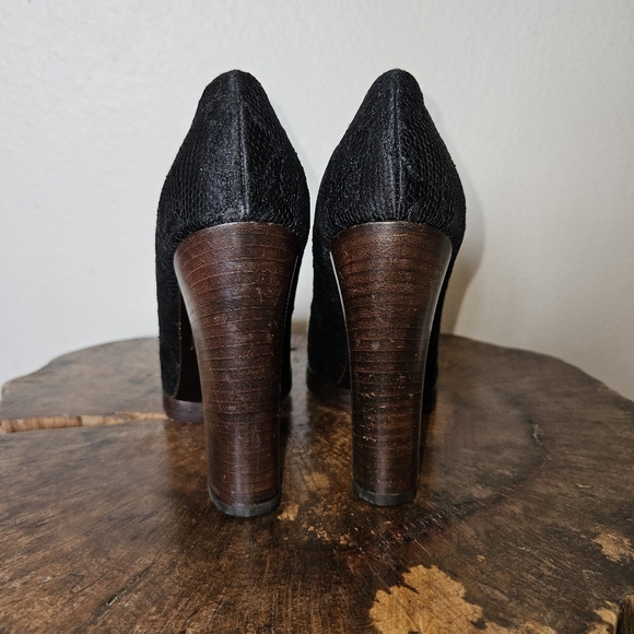 Gucci Black Lace Platform Heels Size 36 Italy Authentic RA Verified Designer - Picture 6 of 16